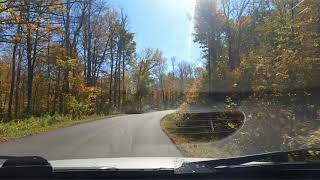 The Berkshires Mass4k DrivingAutumn SceneryFall FoliageGoPro [upl. by Yart]