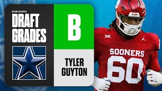 2024 NFL Draft Grades Cowboys select Tyler Guyton No 29 Overall  CBS Sports [upl. by Schwing]