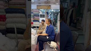 Sobia khan visited Ashyana Fabrics shortvideo fashion short sobiakhanviralvideo sobiakhan [upl. by Aivatan]