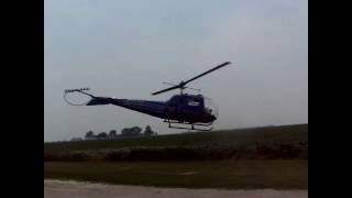 Bell 47 j2a Whirlybirds Takeoff amp Long Ranger descendant [upl. by Kiki]