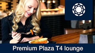 Heathrow Premium Plaza T4 lounge Review  Holiday Extras [upl. by Loferski610]