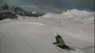 CARVING SKIING SKI CARVING BODY BALANCE SLALOM [upl. by Ylaek]