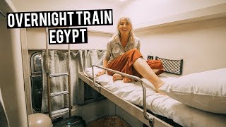 THE BEST TRAIN IN EGYPT  Watania Train  First Class Sleeper  Cairo to Aswan [upl. by Eisler]