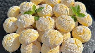 Biscotti Morbidi al Limone 🍋 che si Sciolgono in bocca 🤤 [upl. by Honig]