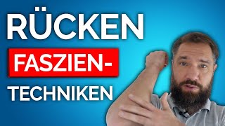 3 Faszien Techniken für den Rücken [upl. by Siseneg868]