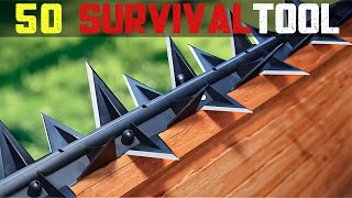 50 Coolest Survival Essential Tools For Every Outdoorsman [upl. by Nahtnahoj]