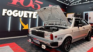 GOL 86 TURBO FT450 CONFRE CLIN INTERNA COM BANCOS DE CIVIC O FOGUETE DA GARAGEM 405 [upl. by O'Neill588]