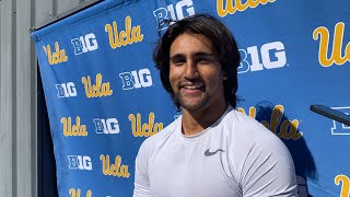 UCLA kicker Mateen Bhaghani looks back on careerlong 57yard made FG vs Iowa 1112 [upl. by Rodrique]