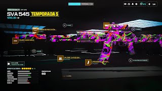 MEJORADA el ARMA con MENOS RETROCESO de WARZONE​👑​ ​la MEJOR CLASE de la SVA 545 en WARZONE [upl. by Ninel]