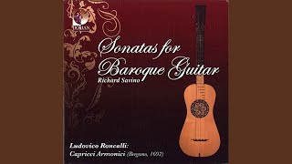 Capricci armonici sopra la chitarra spagnola Baroque Guitar Sonata No 1 ottavo tuono in G [upl. by Teeniv446]