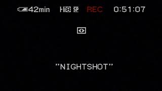 Sony Hi8 Camcorder quotNightshotquot Viewfinder Overlay Free Download [upl. by Sonnnie]