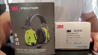 3M WS Peltor Protac XPI HeadsetTransceiver Unboxing [upl. by Eilhsa]