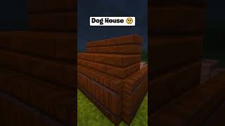 Minecraft House for my Dog🥺 minecraft shorts [upl. by Celesta]