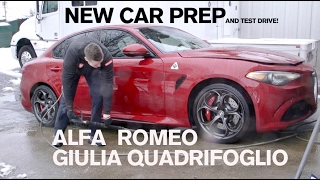 New Car Prep Alfa Romeo Giulia Quadrifoglio [upl. by Alcus]