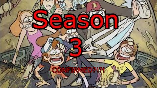 Gravity Falls Season 3 CONFIRMED [upl. by Olenolin]