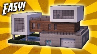 Minecraft How To Build A Modern Mansion House Tutorial 29 [upl. by Stanway]