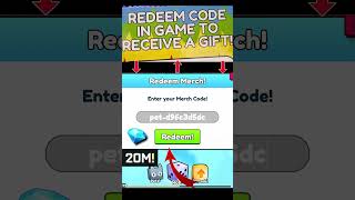 This CODES actually works to get millions of FREE Diamond Gems in PETS GO shorts roblox petsgo [upl. by Magnuson]