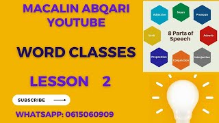 AfSomaali ku baro Eight part speech  lesson 2 [upl. by Assenej921]