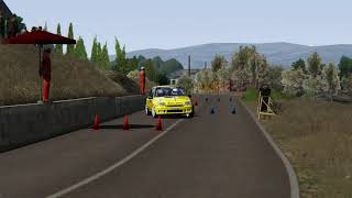 Assetto Corsa  Slalom SantAngelo Muxaro  Renault Clio Gruppo A7 [upl. by Atikihs432]