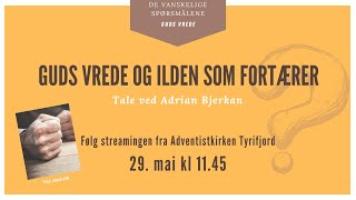 Guds vrede v Adran Bjerkan  Gudstjeneste Tyrifjord 29 mai [upl. by Itisahc]