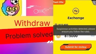 Wildcash withdraw problem Wild cash exchange problem Wildcash withdrawal [upl. by Nimesay]