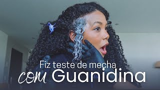 Fiz teste de mecha com GUANIDINA [upl. by Alleram]