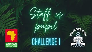 Staff vs Pupil Challenge 1 Balloon Stomp Part 1 [upl. by Fredelia]