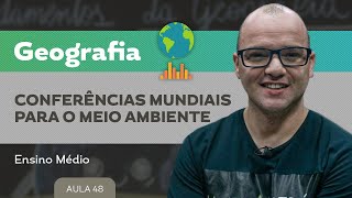 Conferências mundiais para o meio ambiente​  Geografia  Ensino Médio [upl. by Alywt]