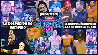 AAA TripleMania 32 Parte 3 CDMX  RESUMEN Y RESULTADOS [upl. by Fink996]