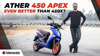 2024 Ather 450 Apex Review  Is It BETTER Than The Ather 450X  BikeWale [upl. by Berman]