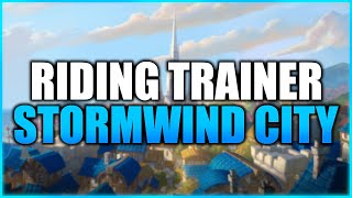 Stormwind City  Riding Trainer [upl. by Narine]