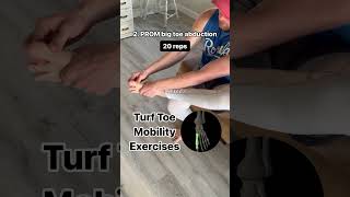 Turf Toe Mobility Exercises [upl. by Attlee]