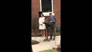 Augusta Town Committee of the Colonial Dames dedicate tree [upl. by Denys]