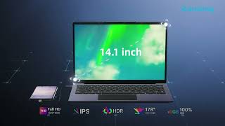 Dopesplay 141 Inch 1200p HDR IPS Portable Monitor With Keyboard BuiltIn 5000mah Battery [upl. by Ambrosine505]