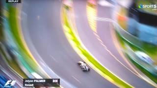 Jolyon Palmer crash Australian gp 2017 [upl. by Danuloff467]