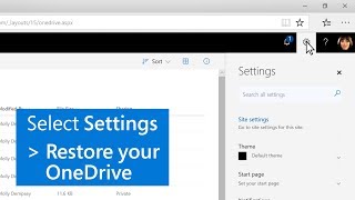 How to restore your files with OneDrive [upl. by Hoeve]