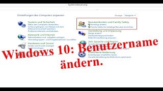 Benutzernamen ändern unter Windows 10 [upl. by Eidaj]