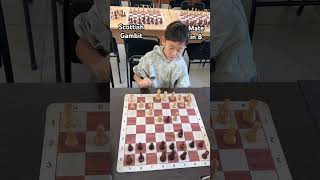 Scottish gambit mate in 8 moves ♟️chess chesstrap chesslesson chesstactics chessgame [upl. by Dahsar492]