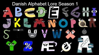 Danish Alphabet Lore Season 1  The Fully Completed Series  NJsaurus [upl. by Eigna]