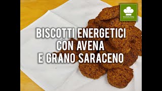 Biscotti da colazione di grano saraceno con fiocchi di avena  Ricetta  Senza glutine e lattosio [upl. by Lanna]