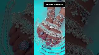 Kaha chale Yaha dekho khazana silveranklets payaldesignsilverwithprice [upl. by Shandie]