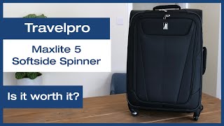 Travelpro Maxlite 5 Softside Luggage Review [upl. by Nnayt]