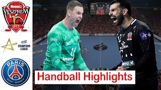 Veszprém HC 🆚 PSG Handball Highlights EHF Champions League 2024 [upl. by Aivatnuahs884]