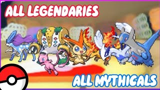 ALL LEGENDARIES amp MYTHICALS LOCATIONS IN POKÉMON BRICK BRONZE [upl. by Bbor]