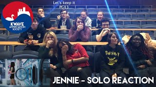 Blackpink Jennie  Solo  Reaction By KWave [upl. by Llerrej292]