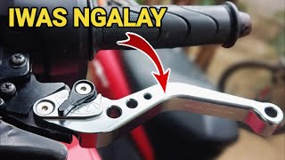 Goods ba ang Adjustable Brake Lever   Moto Arch  Honda Click [upl. by Renrut]