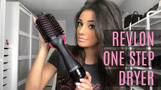 REVLON ONESTEP HAIR DRYER  Review amp Tutorial [upl. by Saticilef]