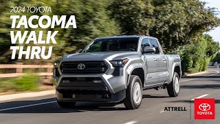 ALL NEW 2024 Toyota Tacoma SR5 Walkthru  Attrell Toyota [upl. by Krenn888]