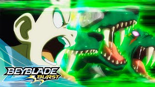 BEYBLADE BURST  Ep45 Spryzen vs Wyvron  Ep46 Battle for the Top Valt vs Xander [upl. by Leahcimal]