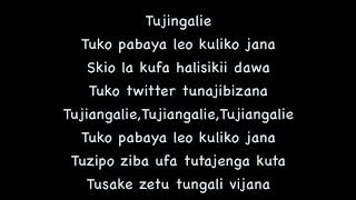 TUJIANGALIE SAUTI SOL ft NYASHINSKI LYRICS [upl. by Karlens]